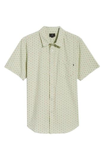 Men's Obey Dorian Woven Shirt - Green