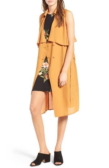 Women's Leith Crepe Trench Vest