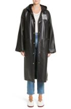 Women's Proenza Schouler Pswl Graphic Raincoat, Size - Black