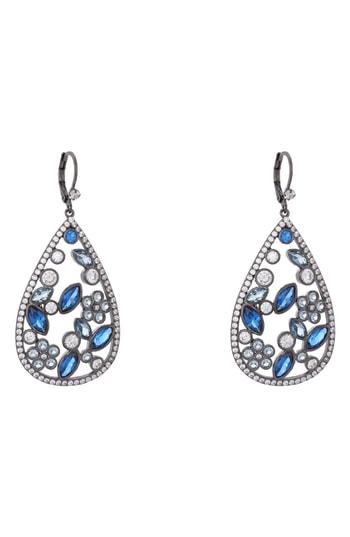 Women's Nina Open Teardrop Cluster Earrings