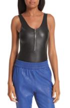 Women's Karen Kane Floral Ruffle Hem Tank Top