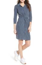 Women's Stateside Twist Waist Brushed Jersey Dress - Blue