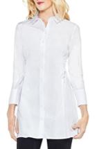 Women's Vince Camuto Side Lace-up Tunic Shirt - White