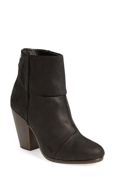 Women's Rag & Bone 'newbury' Bootie .5us / 36.5eu - Black