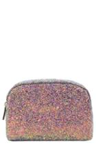 Skinnydip Purple Crescent Makeup Bag