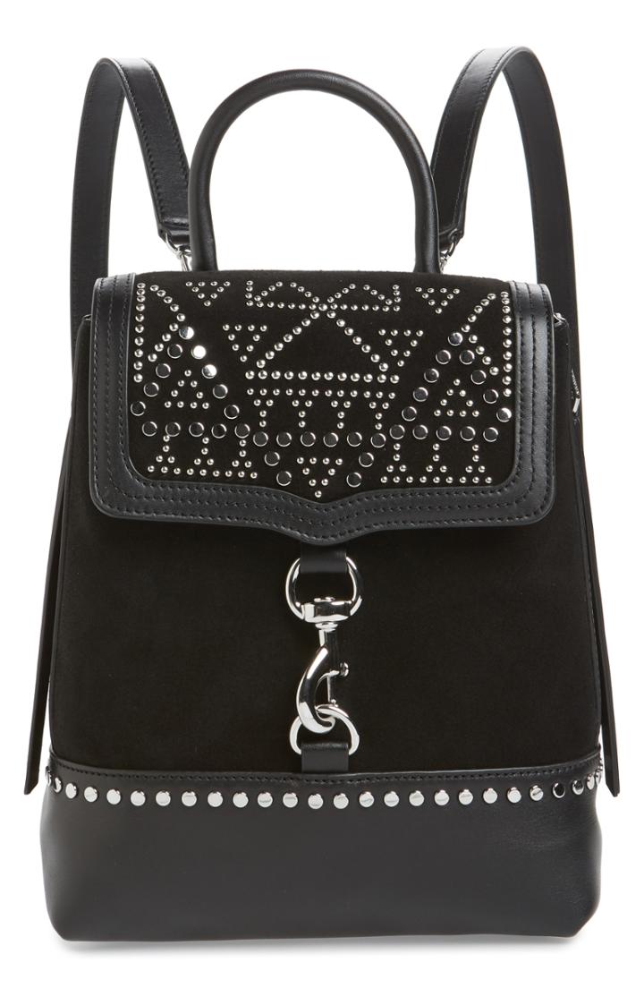 Rebecca Minkoff Bree Studded Leather Convertible Backpack -