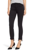 Women's Jen7 Stretch Step Hem Ankle Skinny Jeans - Black