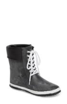 Women's Dav Waterproof Packable Lace-up Bootie M - Black