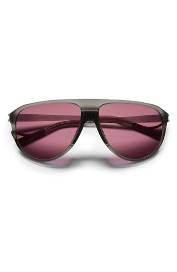 Men's District Vision Yukari 60mm Aviator Sunglasses - Grey/ Black