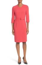 Women's Boss Dylea Belted Faux Wrap Sheath Dress