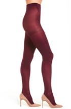 Women's Nordstrom Opaque Control Top Tights - Red