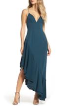 Women's C/meo Collective Temptation Asymmetrical Gown - Green
