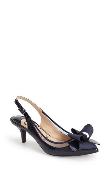 Women's J. Renee 'garbi' Pointy Toe Bow Pump Aa - Blue