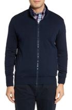 Men's Paul & Shark Knit Stand Collar Jacket - Blue