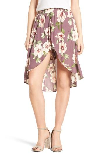 Women's Bp. Floral Walk Through Shorts - Purple