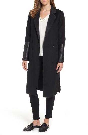 Women's Michael Michael Kors Double Face Wool Blend Duster