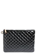 Mz Wallace Metro Quilted Oxford Nylon Zip Pouch -
