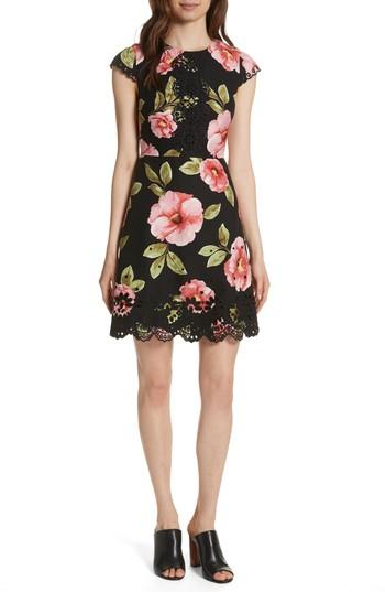 Women's Kate Spade New York Ria Vintage Bloom Dress - Black