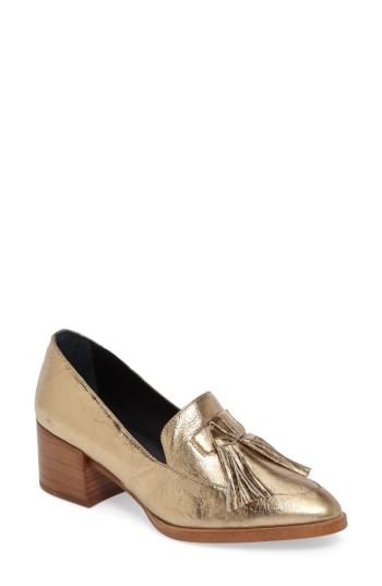 Women's Rebecca Minkoff 'edie' Loafer .5 M - Metallic