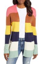 Women's Caslon Open Front Pocket Cardigan - Pink