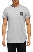 Men's Adidas Scoop International T-shirt, Size - Grey