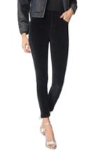 Women's Sam Edelman The Stiletto Frayed Velvet Skinny Ankle Pants