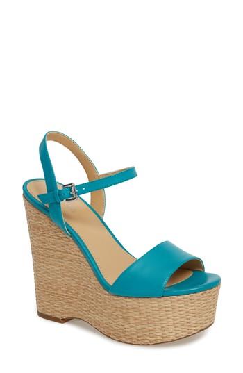 Women's Michael Michael Kors Fisher Wedge M - Blue