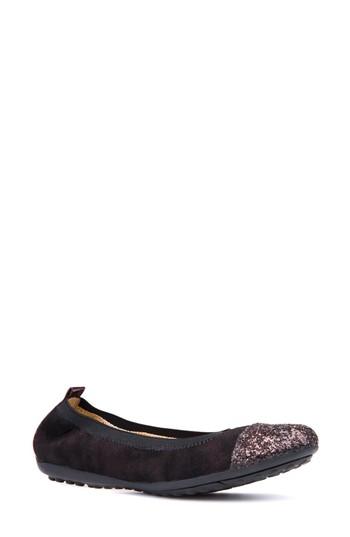 Women's Geox Piuma Cap Toe Ballet Flat Us / 40eu - Burgundy