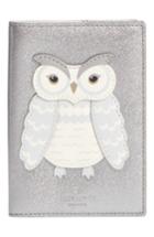 Kate Spade New York Starbright Owl Leather Passport Case - Metallic