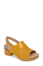 Women's Dansko Madalyn Slingback Sandal .5-6us / 36eu M - Yellow