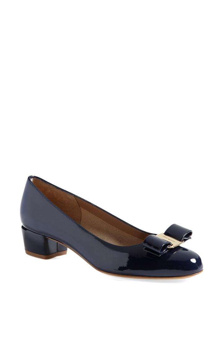 Women's Salvatore Ferragamo Vara Pump .5 C - Blue