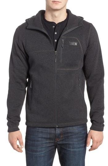 Men's The North Face Gordon Lyons Relaxed Fit Sweater Fleece Hoodie, Size - Grey
