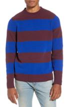 Men's The Rail Chenille Stripe Sweater, Size - Blue