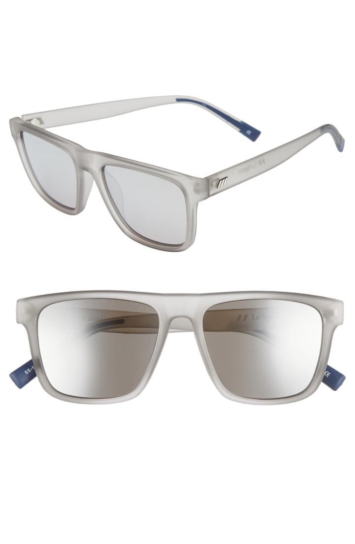 Women's Le Specs The Boss 55mm Rectangular Sunglasses -