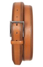 Men's Tommy Bahama Perforated Leather Belt - Tan