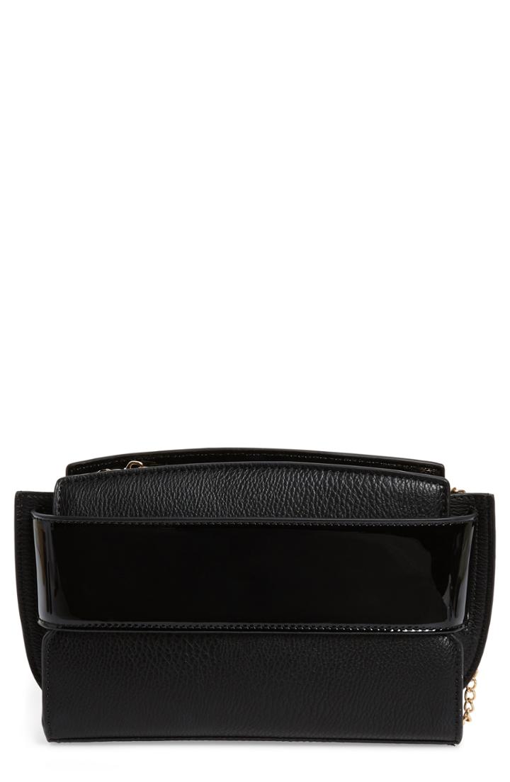 Sr Squared By Sondra Roberts Mixed Media Clutch - Black