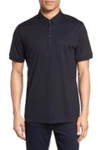 Men's Calibrate Trim Fit Pocket Polo - Blue