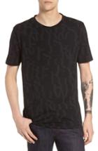 Men's Hugo Dyrics Letter Graphic T-shirt - Black