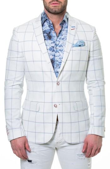 Men's Maceoo Descartes Independence Sport Coat (m) - White