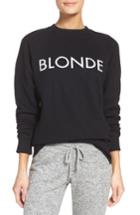 Women's Brunette The Label Blonde Crewneck Sweatshirt /small - Black