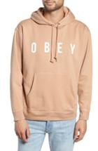 Men's Obey Anyway Hooded Sweatshirt - Coral
