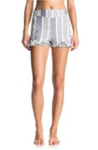 Women's Roxy All Perfect Cotton Ruffle Hem Shorts