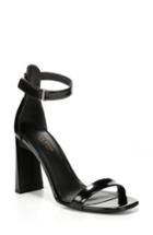 Women's Via Spiga Faxon Ankle Strap Sandal M - Black