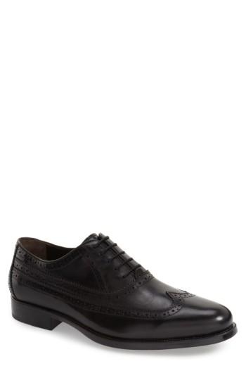 Men's Johnston & Murphy 'duvall' Wingtip .5 M - Black