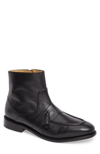 Men's Michael Bastian Sidney Zip Boot .5 M - Black