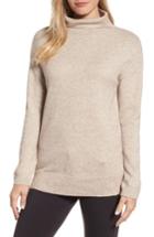 Women's Rd Style Funnel Neck Sweater - Beige