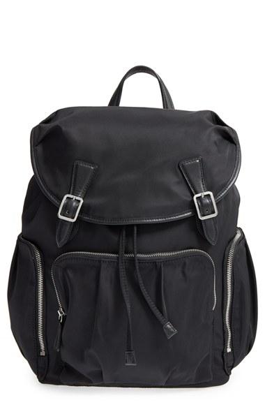 Mz Wallace 'cece' Bedford Nylon Backpack - Black