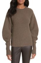 Women's Joseph Blouson Sleeve Wool Sweater - Green