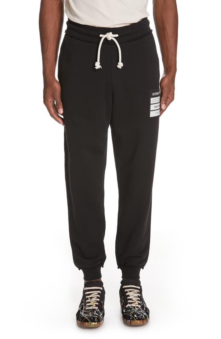 Men's Maison Margiela Stereotype Sweatpants Eu - Black