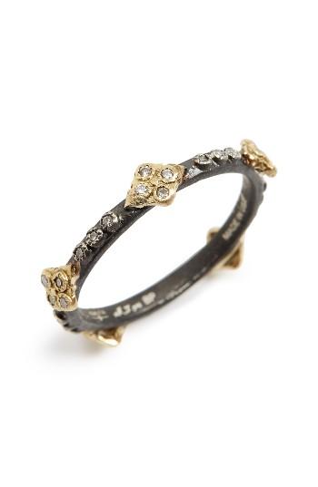 Women's Armenta Old World Crivelli Diamond Stack Ring
